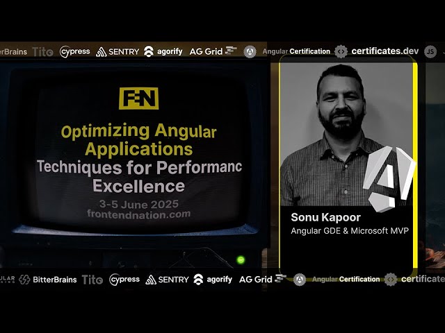 Frontend Nation 2025: Optimizing Angular Apps - Techniques for Performance Excellence by Sonu Kapoor