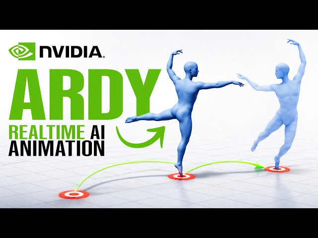 NVIDIA ARDY: The Real-Time Leap in AI Animation (Open-Source)