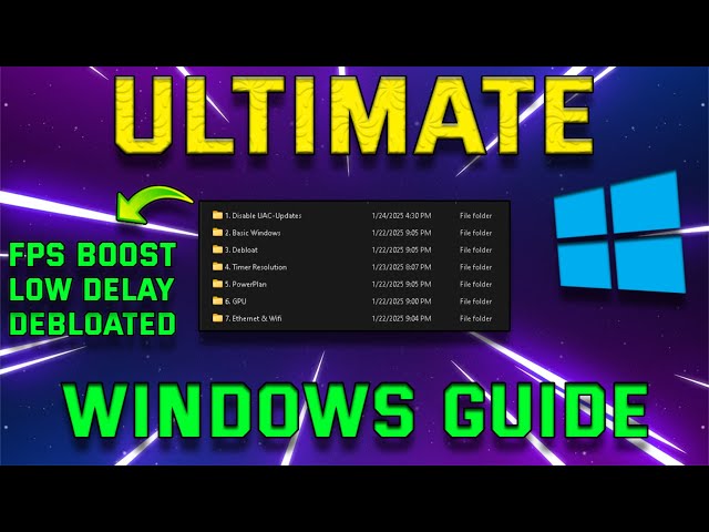 *2025 ULTIMATE* Windows 11 Optimization Pack! (Unlock Peak Performance and Efficiency!)