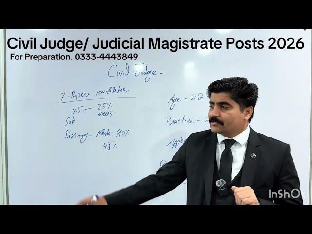 Punjab Civil Judge & Judicial Magistrate Jobs 2026 Announced