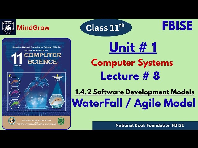 Unit 1 Computer Systems 1.4.2 Software Development Models | Waterfall, Agile Computer Class 11 FBISE