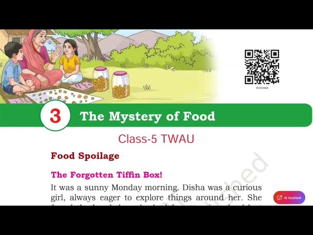 The Mystery of Food / Class-5 TWAU (EVS) Chapter-3 Explanation By-KV Teacher 