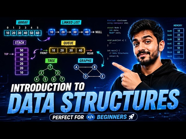 Introduction to Data Structures (Made Simple for Beginners)🔥