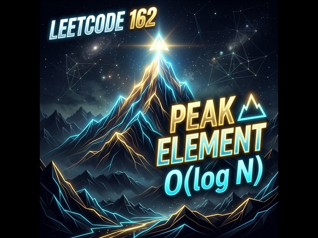 LeetCode 162: Find Peak Element in less than 5 minutes | Binary Search