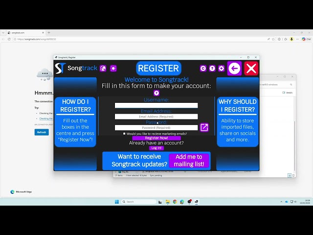 Songtrack: Interactive Music Player (Presentation Video) [VISUAL STUDIO]