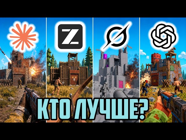 AI CREATES RUST SURVIVAL | GPT vs Claude vs Grok vs GLM