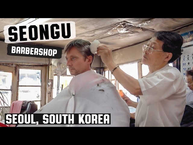 💈 성우이용원 Haircut & Hair Styling in South Korea's Oldest Barbershop | Seongu Barber Shop Seoul