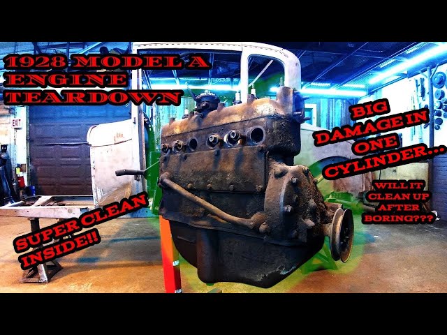 DISASSEMBLY & INSPECTION Of A 94 YEAR OLD Model A Ford Engine - Yard Art Model A - Part 7