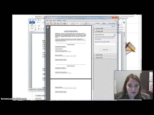 Changing an RTF file to PDF