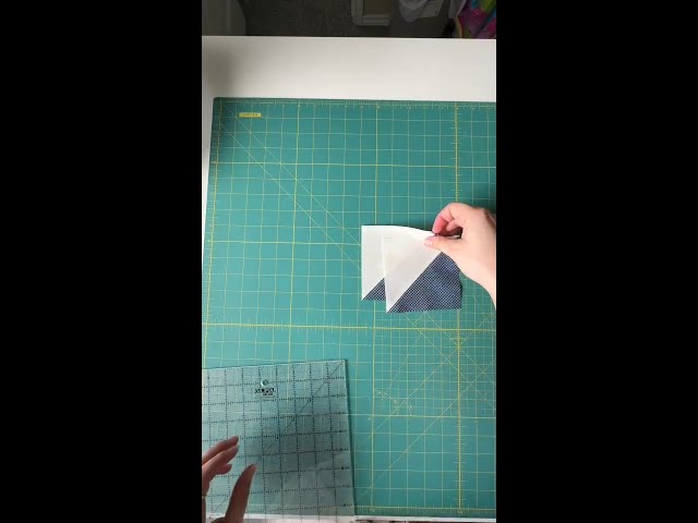#shorts Let's Make Half Square Triangles