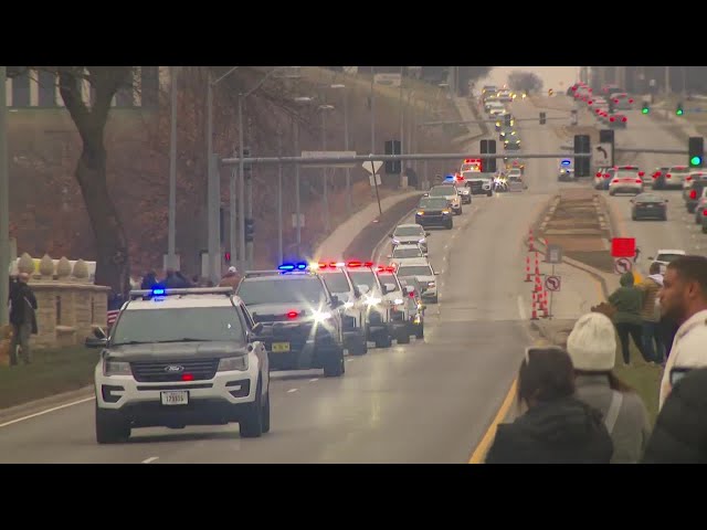Watch: Procession begins for Iowa soldiers killed in Syria