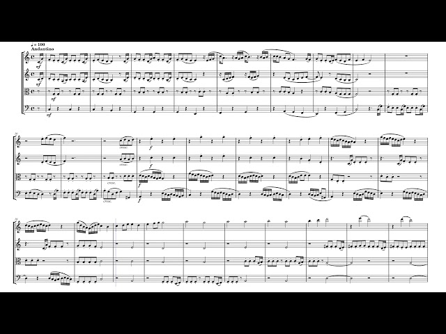 String Quartet in C