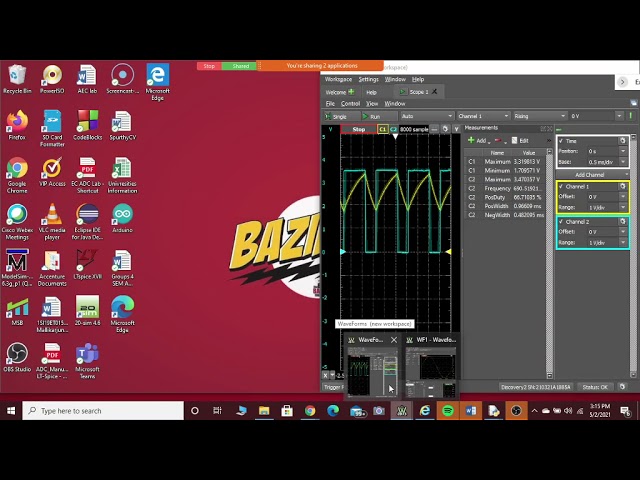 Remote lab demonstration