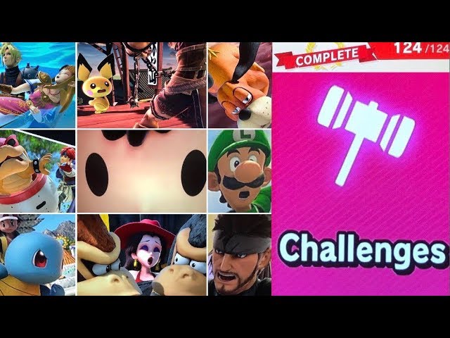 All 124 Challenges Pictures + Rewards - Super Smash Bros. Ultimate