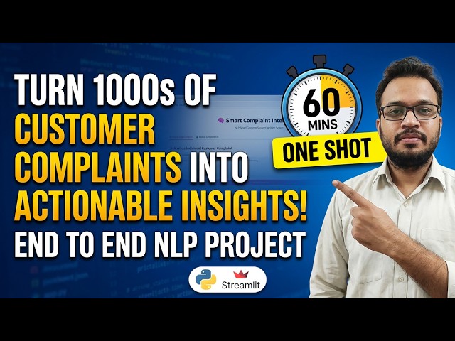Turn 1000s of Customer Complaints into Actionable Insights! | NLP Project