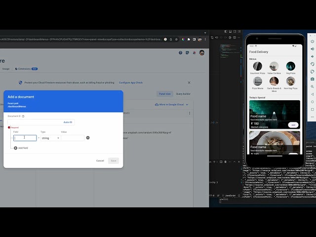 Firestore Store & Retrieve | Food Delivery App | React Native Firebase | React Native Tamil | PART 8