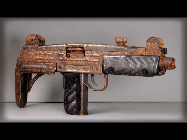 Restoring the Famous Uzi semi-auto pistol, (with test firing). #restoration
