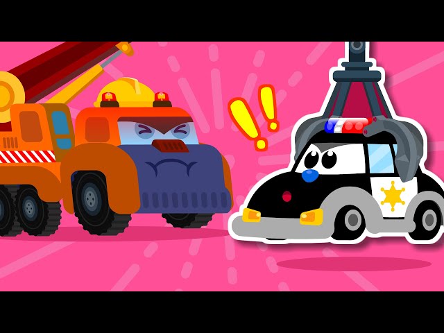 The Opposites Song (Heavy Equipment Heroes Ver.) | Car Song | Nursery Rhymes & Kids Songs