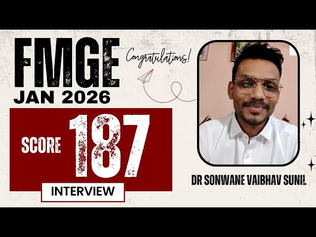 FMGE Score 187 | Dr Sonwane Vaibhav Sunil Proud DAMS Shinning Stars