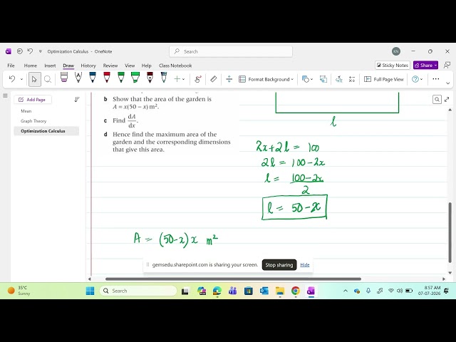 Optimization Using Derivatives | Step-by-Step Guide (AI, AA, IGCSE)