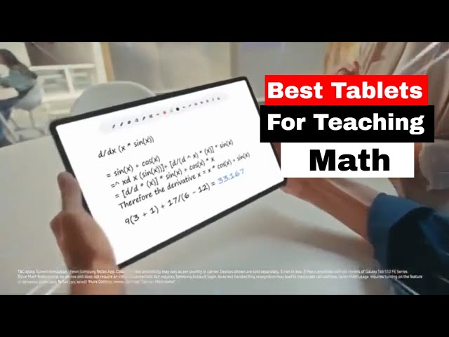 Best Tablet for Teaching Math in 2025 (Updated)