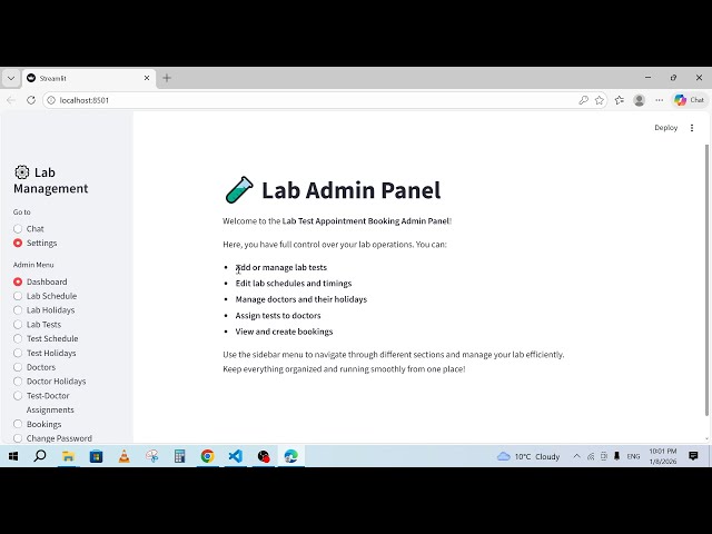 AI-Powered Medical Lab Booking System | Agentic AI with LangGraph, MCP & LLM Tools