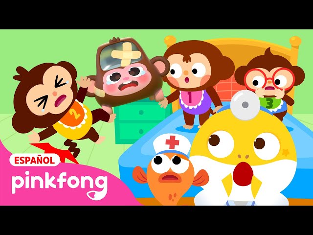 ¡Auchi! Los Monitos Se Lastimaron🐵 | Tiburón Bebé Juego de Hospital🏥 | Pinkfong en español