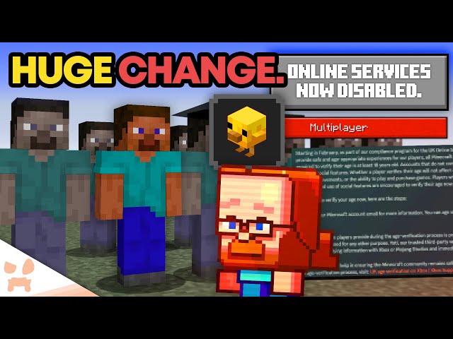 MINECRAFT IS NOW LIMITING WHO CAN PLAY MULTIPLAYER + MOJANG RESPONDS TO HYTALE...