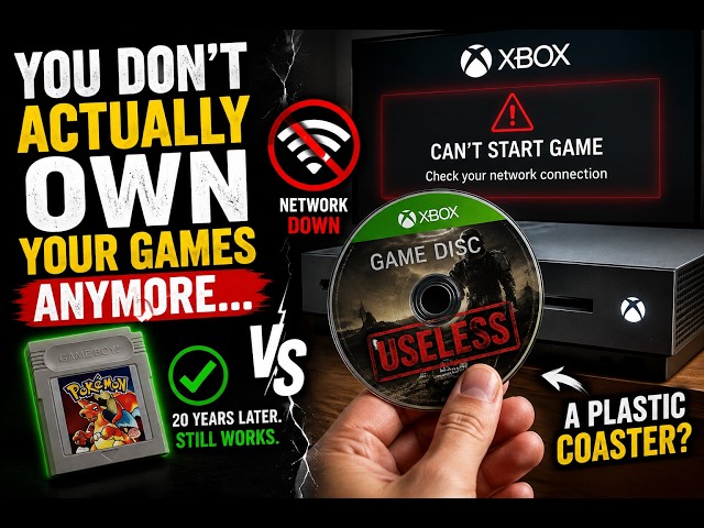 You Don’t Actually Own Your Physical Games Anymore… 🎮