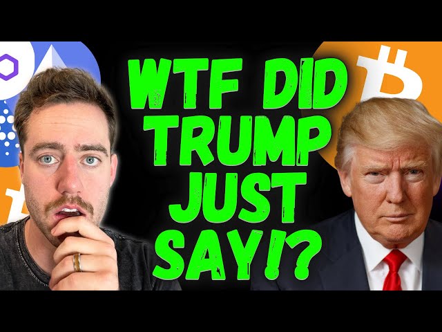 BITCOIN - TRUMP JUST SAID IT