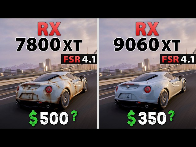 RX 7800 XT vs RX 9060 XT | Used or New? 1440p + FSR 4.1