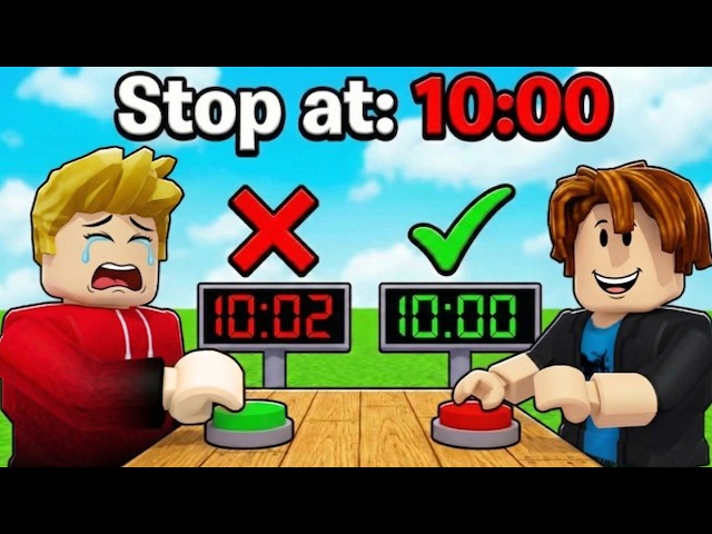 ROBLOX CHOP AND FROSTY PLAY STOP THE TIMER CHALLENGE