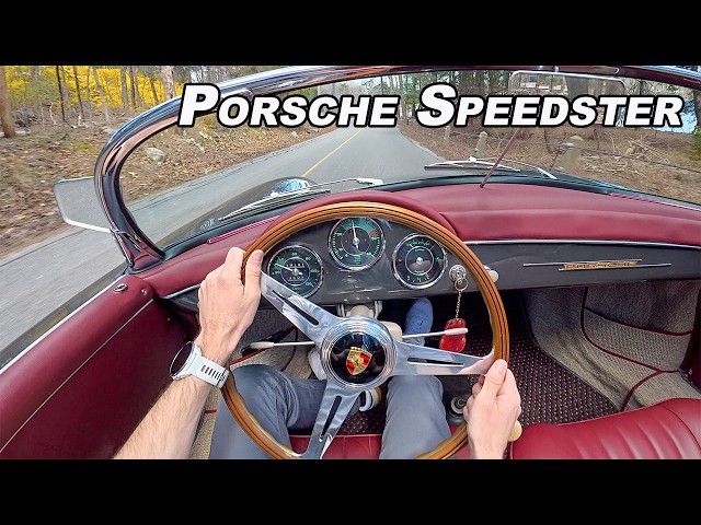 Driving The 1956 Porsche 356 Speedster (POV Binaural Audio)