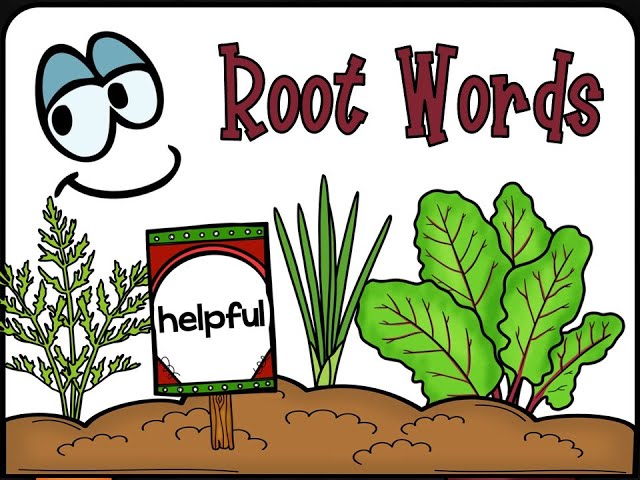 Root Vegetable Root Words  - Fall