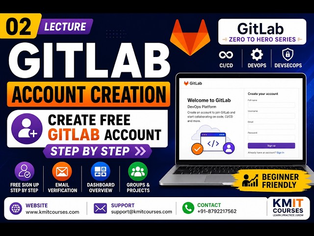 02 GitLab Account Creation | Create Free GitLab Account Step by Step | GitLab Tutorial