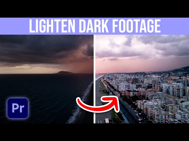 How To Lighten Dark Footage In Premiere Pro