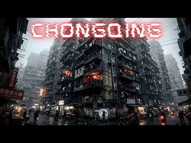 CHONGQING: Lost in the Decayed Concrete Underworld | China WalkingTour 4k