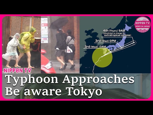 Typhoon Jangmi expected to hit Tokyo on Wednesday after injuring at least 6