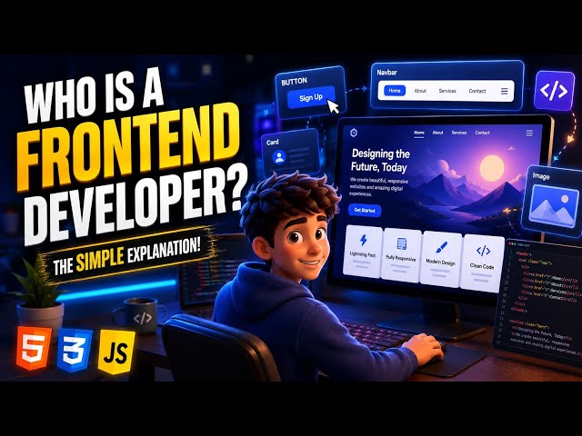 Who Is a Frontend Developer? (Explained in 40 Seconds) ⭐ 