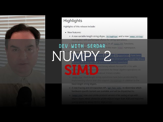 How NumPy 2 uses SIMD for faster processing