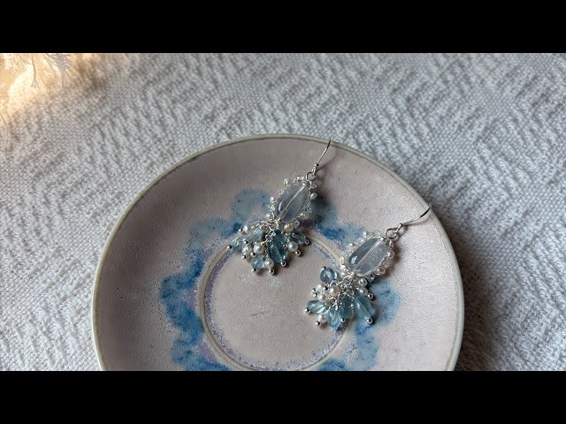 Tutorial crystal tide Earrings#earrings #earringsdesign #earringslover #earringstutorials #handmade