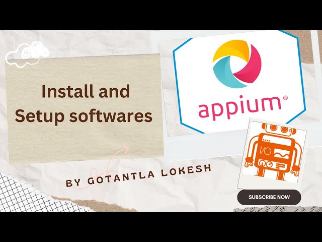 [2024] Part 2: Install and Setup Software for Appium | #appium #robotframework