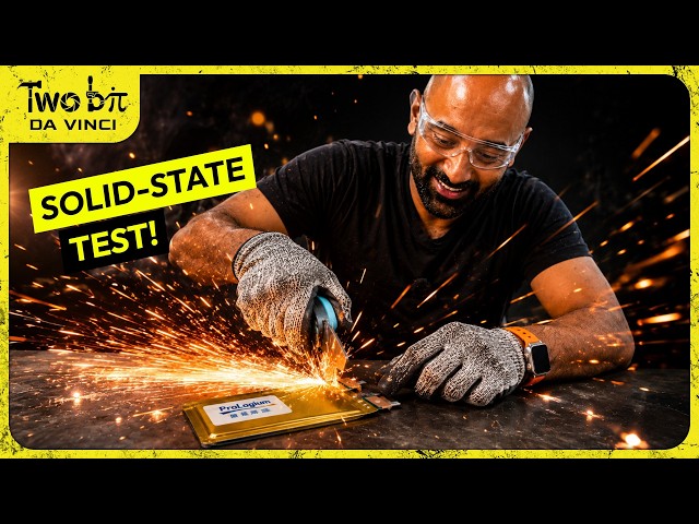 Testing a REAL Solid-State Battery - I Tried EVERYTHING