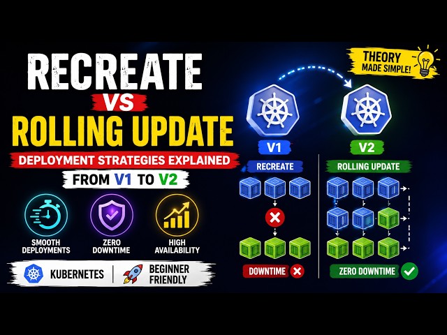 How to Deploy Applications in Kubernetes | Recreate & Rolling Update