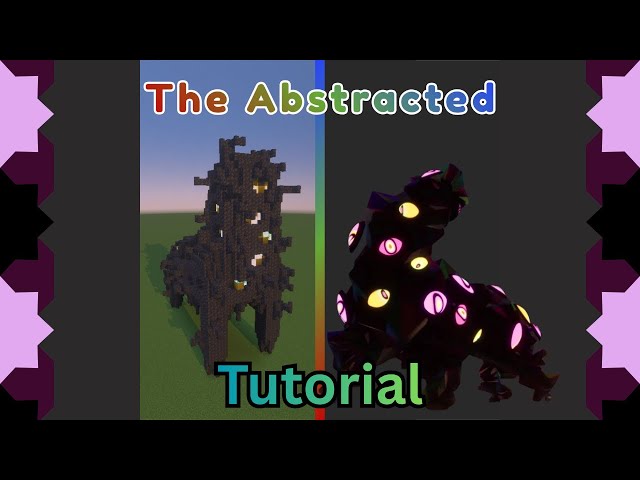 How To Make The Abstracted! (The Amazing Digital Circus Minecraft Statue Tutorial)