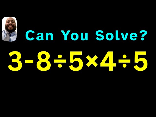 Only 1 in 5 Can Solve This 6 Grade Math Challenge!