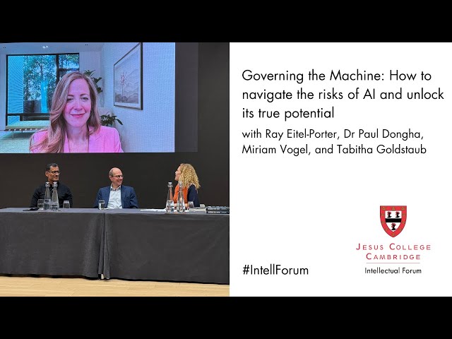 Governing the Machine: How to navigate the risks of AI and unlock its true potential