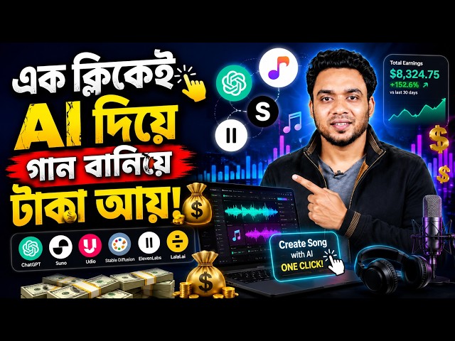 Earn Money by Creating Songs with AI in One Click! | AI Song Generator 2026