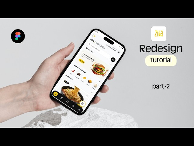 Redesigning a Food App UI & Fixing UX Problems | ZIKA Part 2 #appdesign