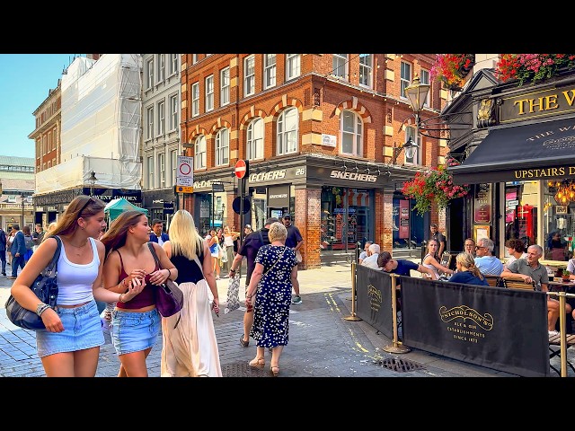 How London Looks During a 33°C Heatwave ☀️ Central London Summer Walk 2026 [4K HDR]